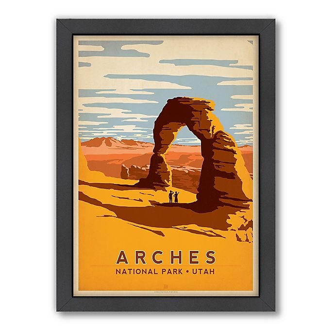 slide 1 of 1, Americanflat Arches Framed Wall Art, 21 in x 27 in