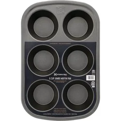 Kitchen & Table by H-E-B 6 Cup Jumbo Muffin Pan - Gun Metal