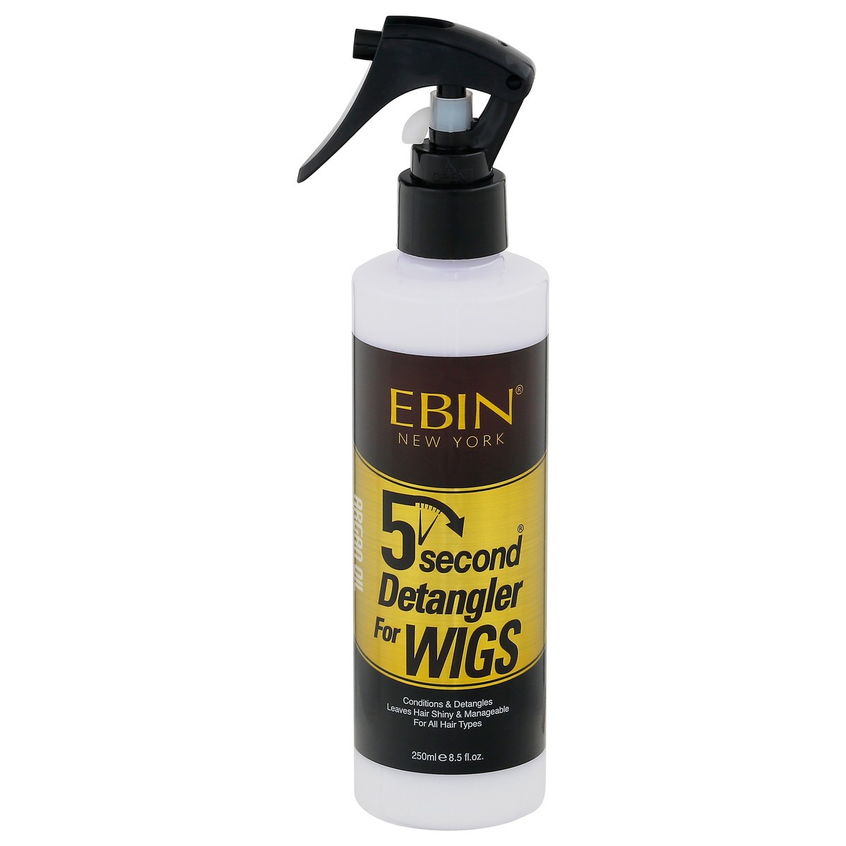 slide 1 of 10, EBIN 5 Second Detangler For Wigs 250 ml, 8.5 fl oz