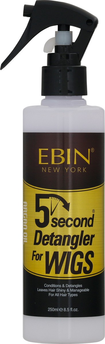 slide 6 of 10, EBIN 5 Second Detangler For Wigs 250 ml, 8.5 fl oz