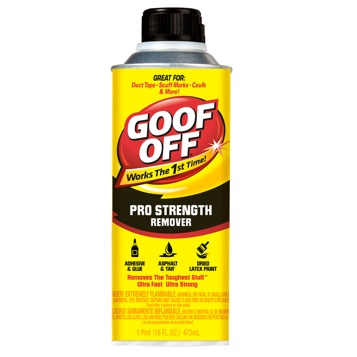 slide 1 of 5, Goof Off Professional Strength Remover, 16 oz