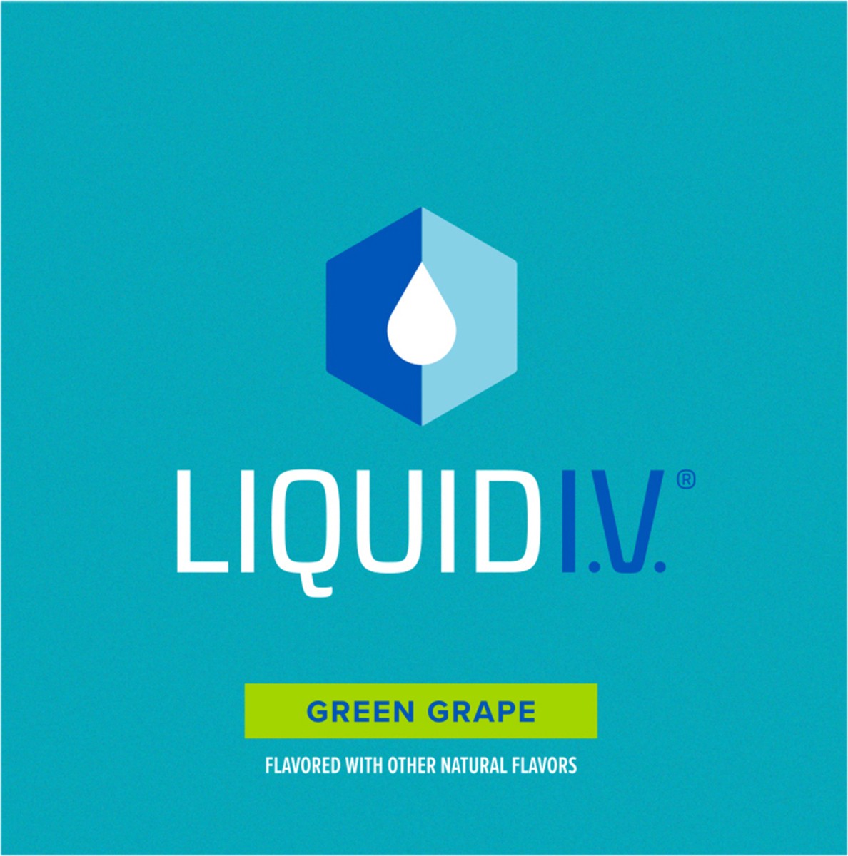 slide 2 of 10, Liquid I.V. Sugar Free Hydration Multiplier Vegan Powder Electrolyte Supplements - Green Grape - 0.45oz/10ct, 10 ct