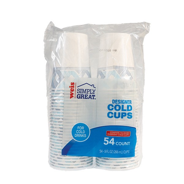 slide 1 of 1, Weis Quality Cold Cups, 54 1 ct