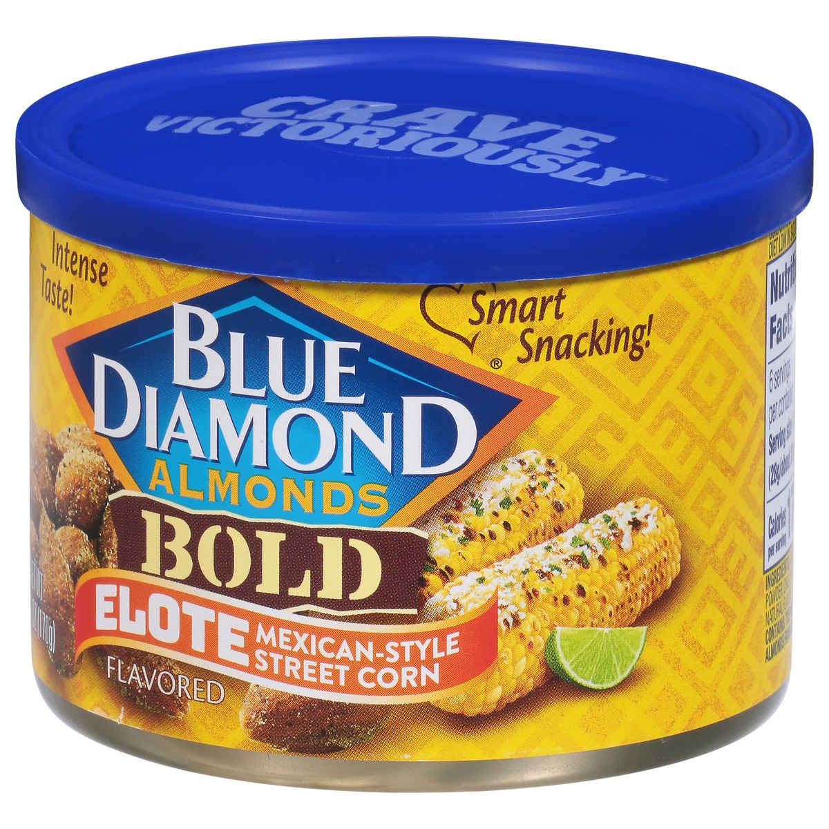 slide 4 of 9, Blue Diamond Bold Elote Mex Almond, 6 oz