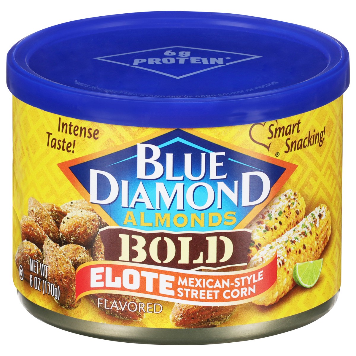 slide 1 of 9, Blue Diamond Bold Elote Mex Almond, 6 oz