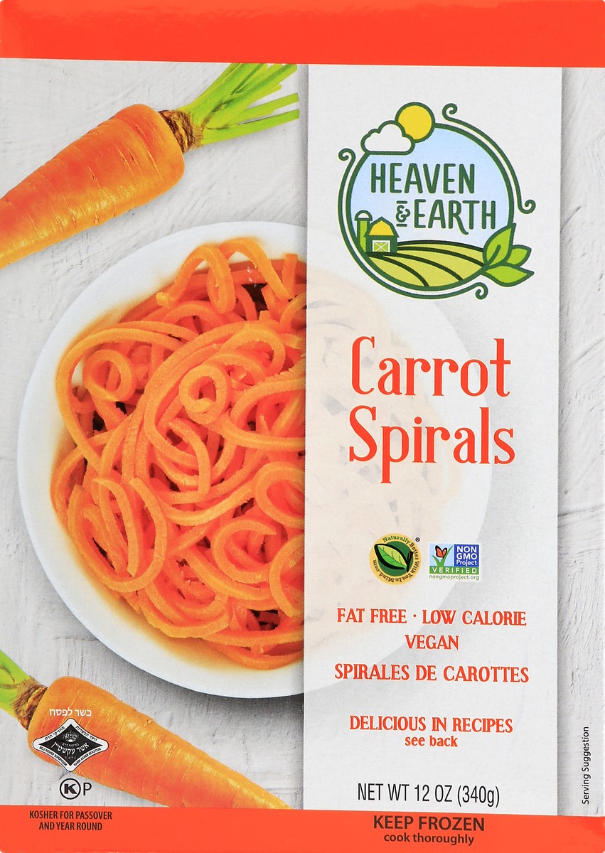 slide 6 of 13, Heaven & Earth Carrot Spirals 12 oz, 12 oz