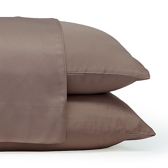 slide 3 of 3, Cariloha Resort Viscose Made From Bamboo Standard/Queen Pillowcases - Taupe, 2 ct