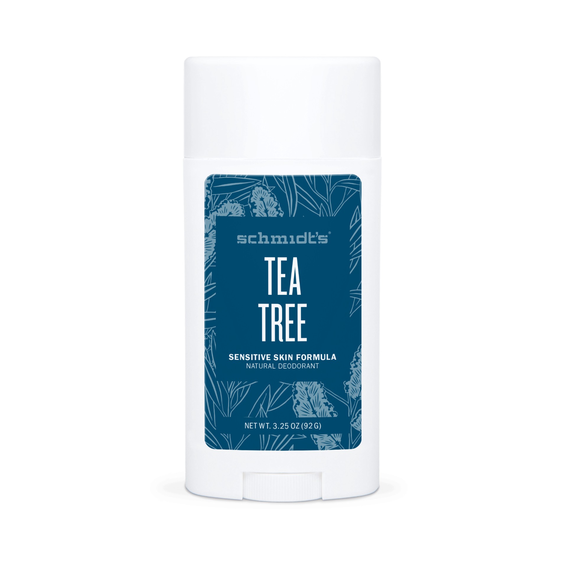 slide 1 of 4, Schmidt's Aluminum Free Natural Deodorant Tea Tree, 3.25 oz, 3.25 oz