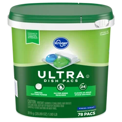 Kroger Ultra Dish Pacs, 78 ct
