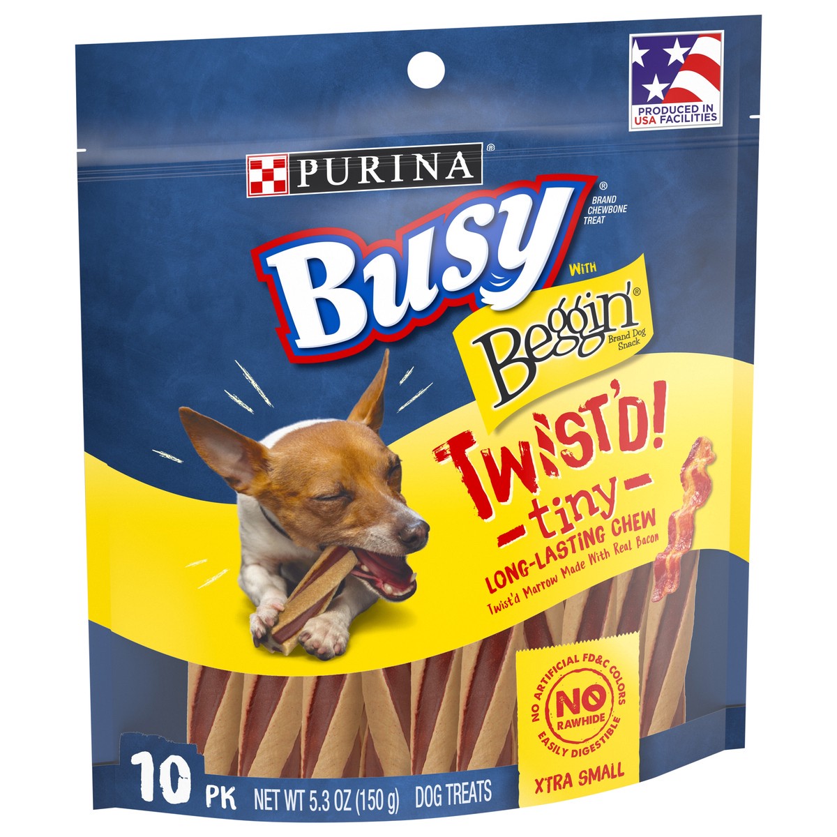 slide 4 of 9, Busy Purina Busy With Beggin' Twist'd Tiny Dog Treats, 5.3 oz