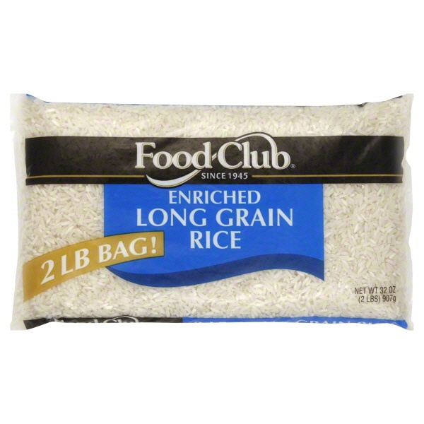 slide 1 of 1, Food Club Enriched Long Grain White Rice, 2 lb