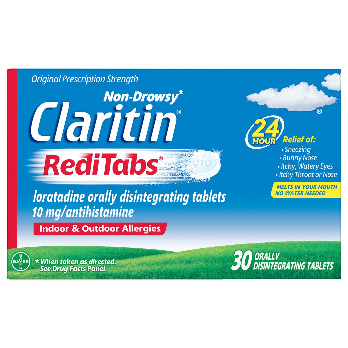 slide 1 of 1, Claritin 24 Hour RediTabs Tablets, 30ct, 30 ct