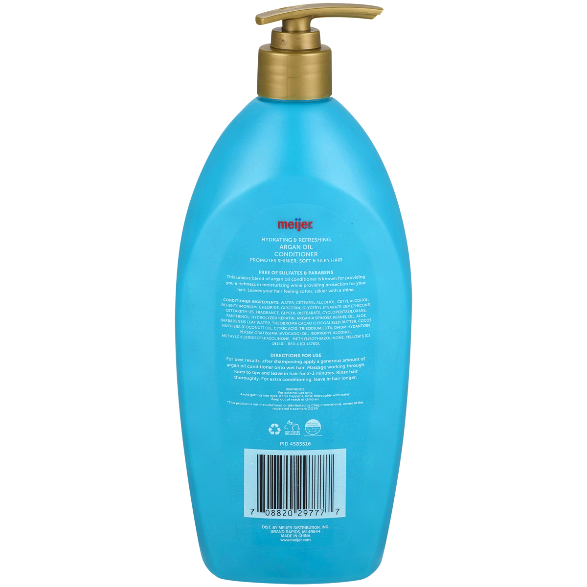 slide 5 of 5, Meijer Conditioner Moroccan Argan Oil, 25.4 oz