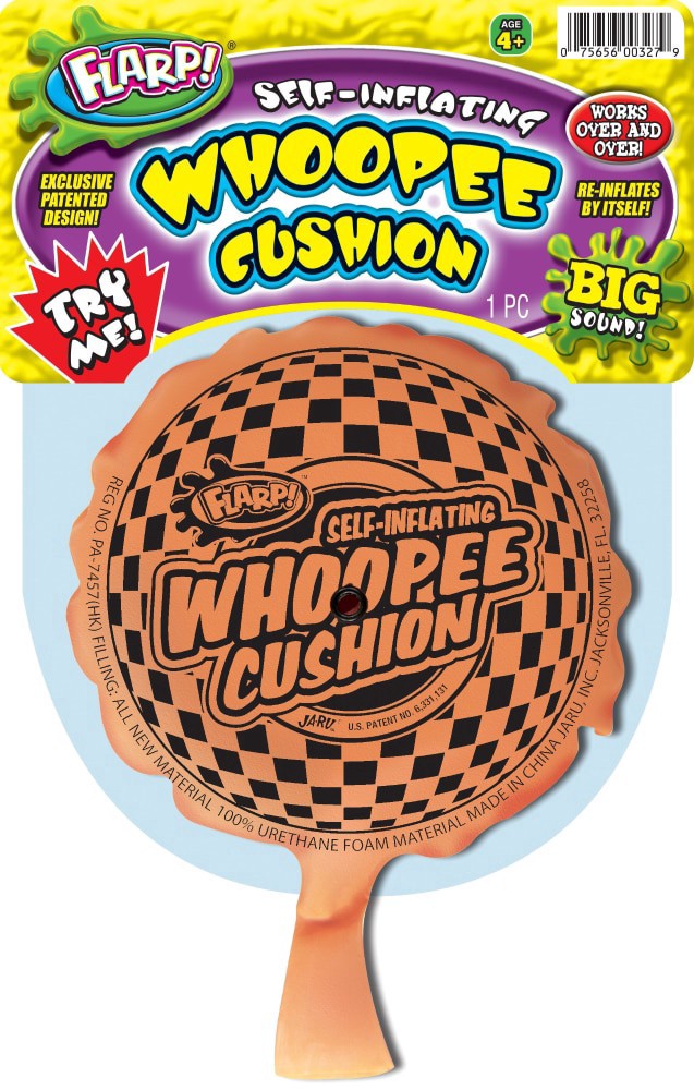 slide 1 of 2, FLARP! Whoopee Cushion, Self-Inflating, 1 ct