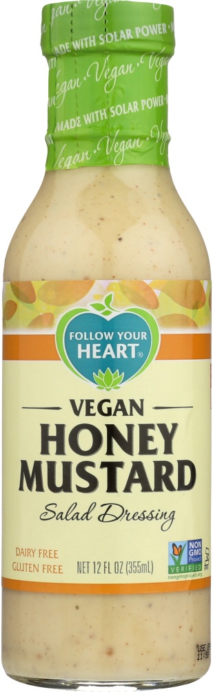 slide 1 of 1, Follow Your Heart Vegan Honey Mustard Dressing, 12 fl oz