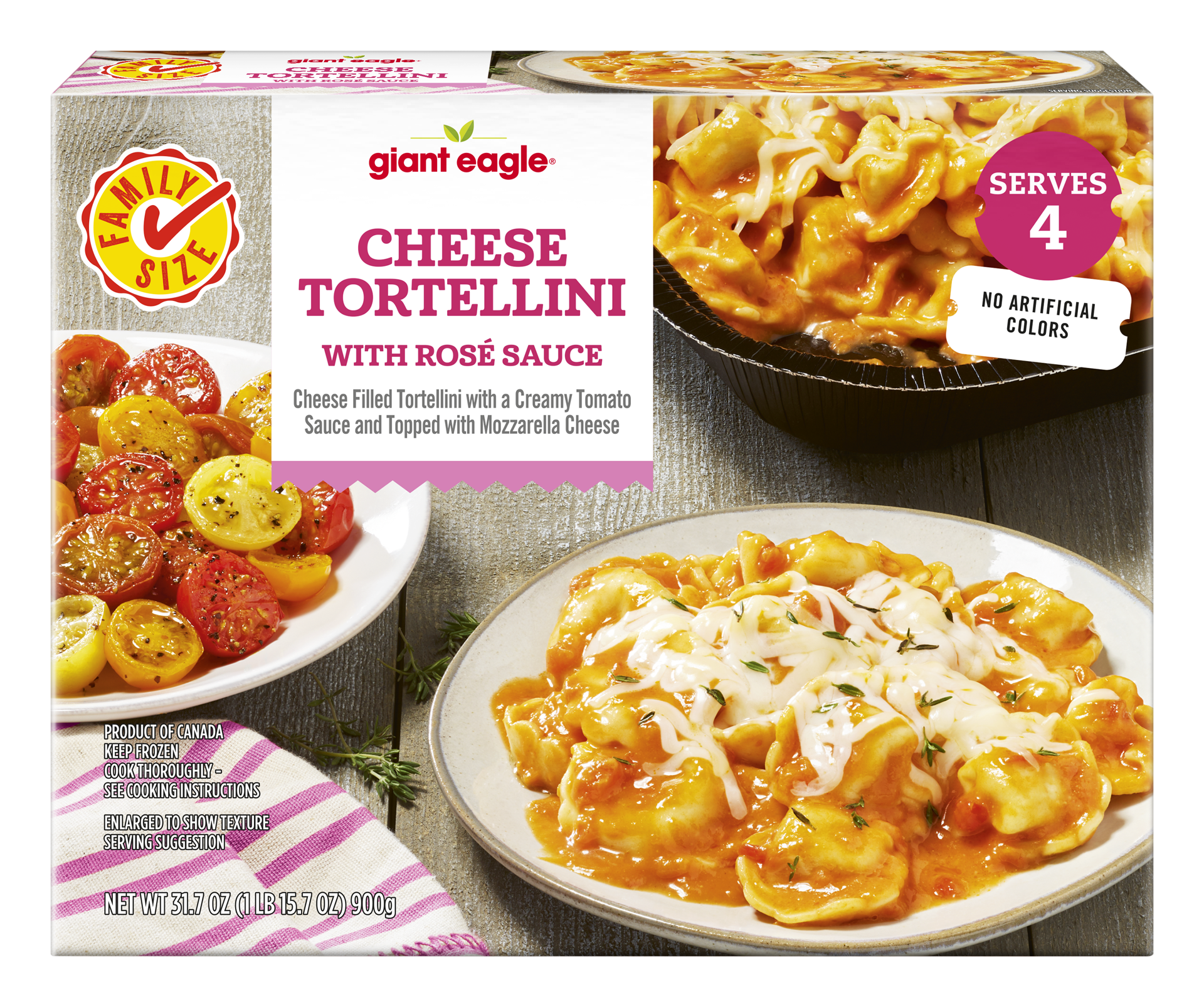slide 1 of 1, Ge Cheese Tortellini With Rose, 31.7 oz