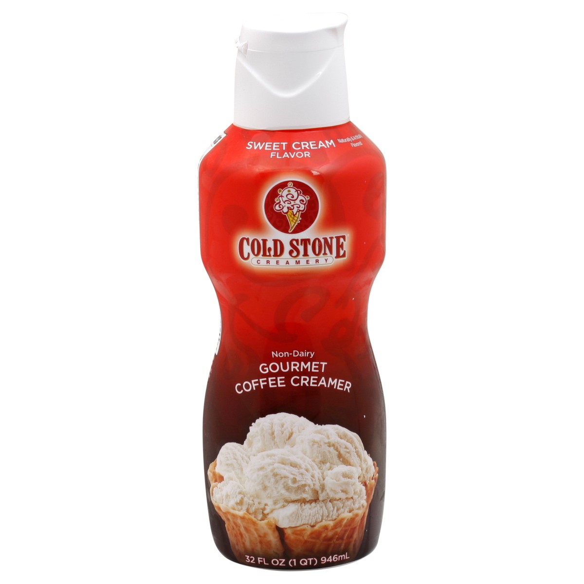 slide 6 of 12, Cold Stone Creamery Non-Dairy Gourmet Sweet Cream Flavor Coffee Creamer 32 fl oz, 32 fl oz