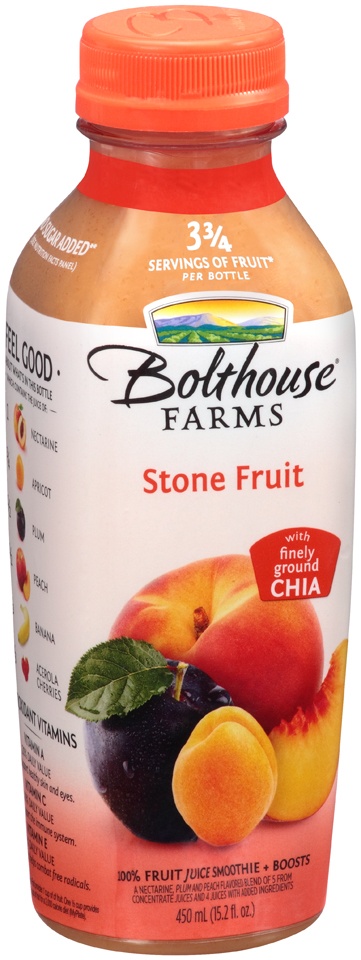 slide 1 of 9, Bolthouse Farms Stone Fruit Smoothie, 15.2 oz