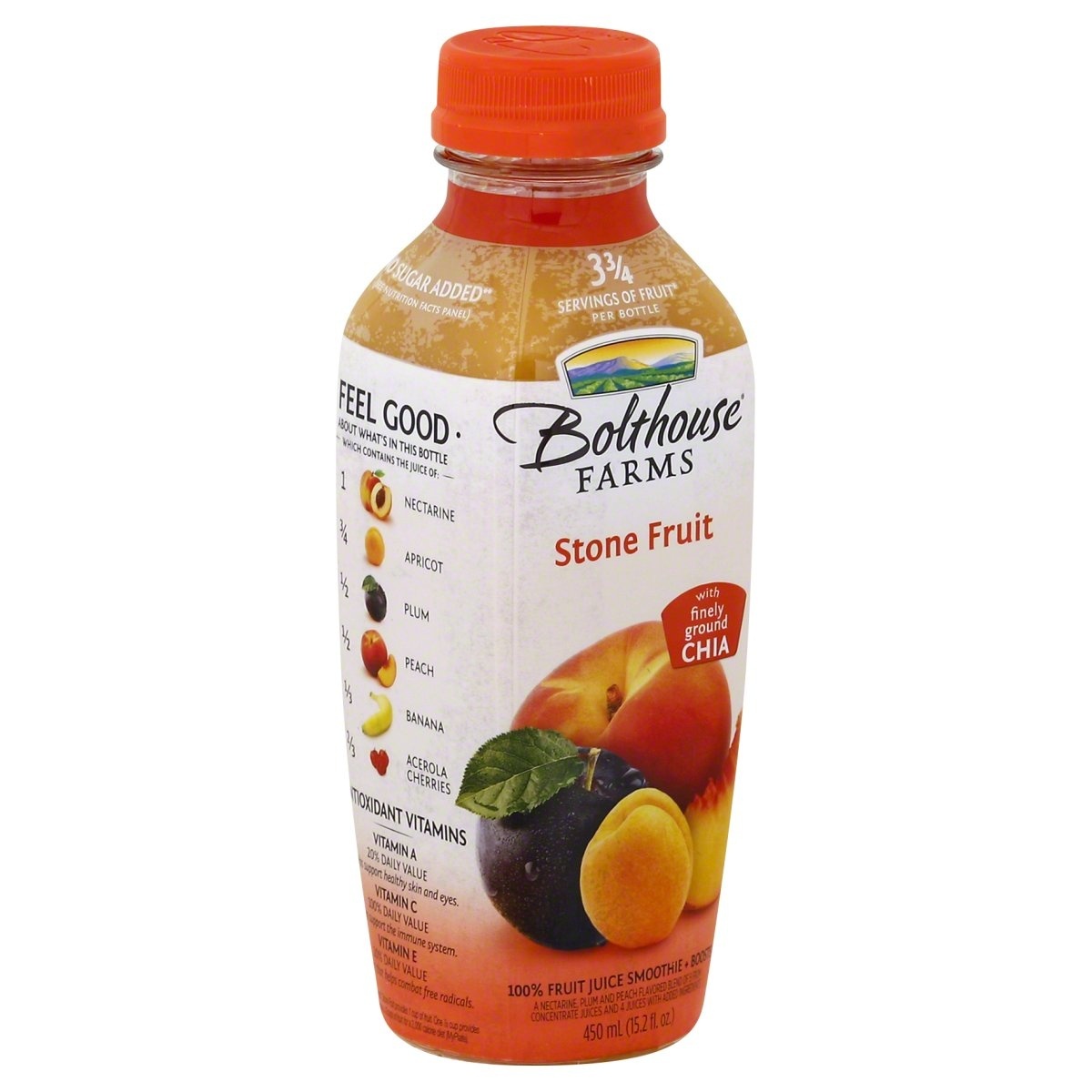 slide 1 of 1, Bolthouse Farms Stone Fruit Smoothie, 15.2 oz