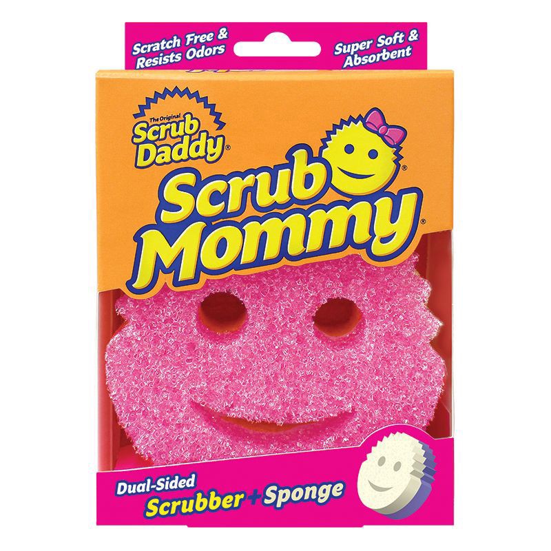 slide 1 of 21, Scrub Daddy Scrub Mommy Dual-Sided Scrubber + Sponge 1 ea, 1 ct