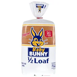 Bunny Baby 1/2 Loaf Original Bread 12 oz