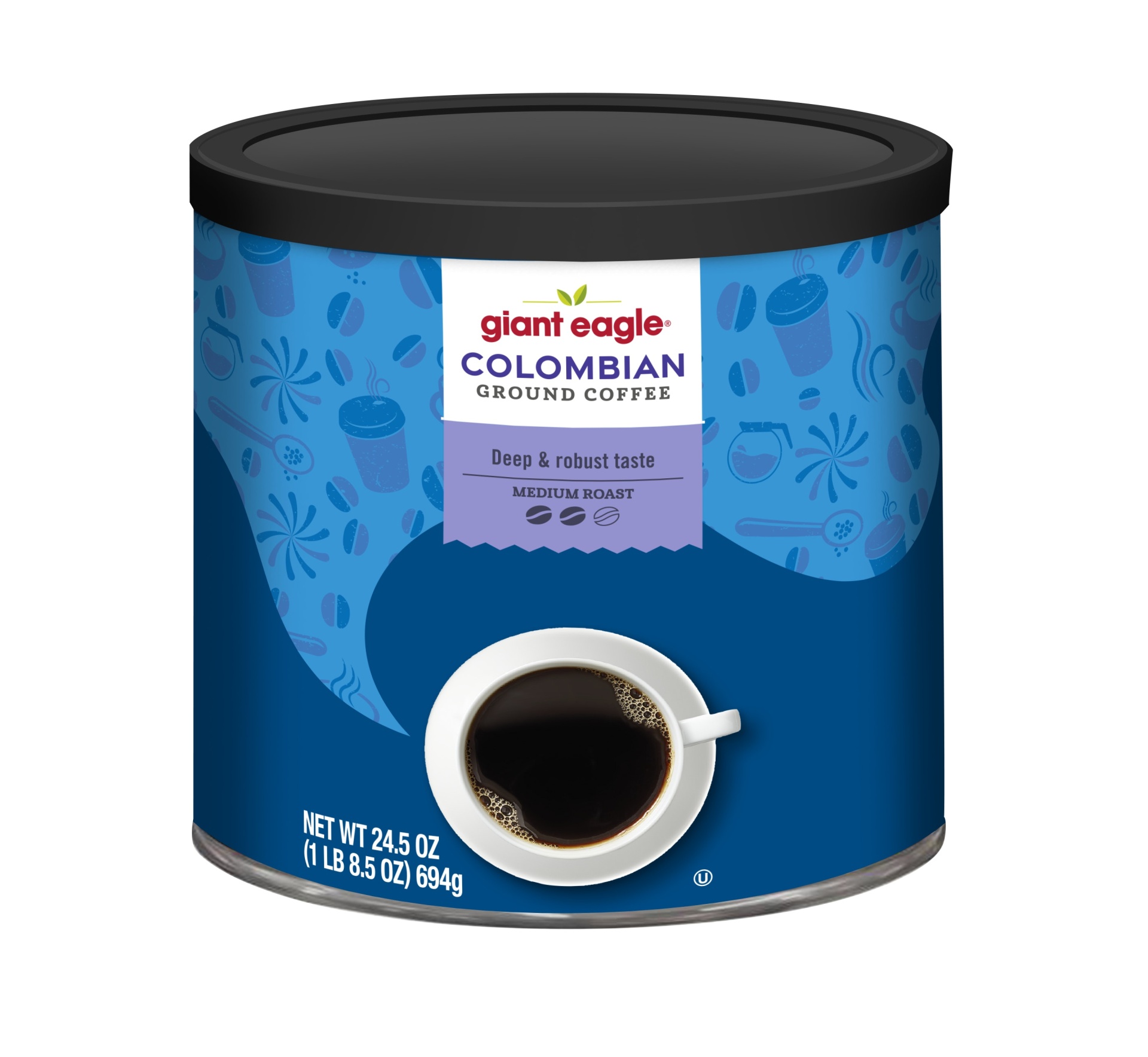 slide 1 of 1, Giant Eagle Colombian Ground Coffee, Medium Roast- 24.5 oz, 24.5 oz