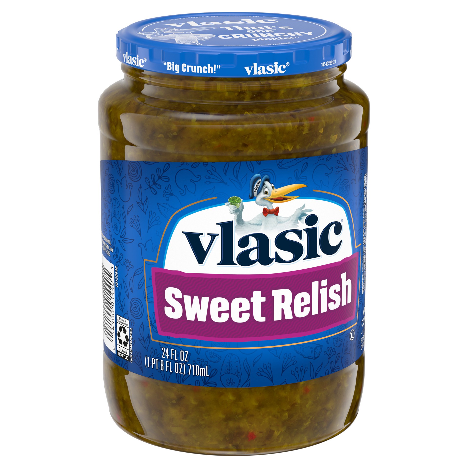 slide 4 of 5, Vlasic Sweet Relish, 24 fl. oz., 24 fl oz