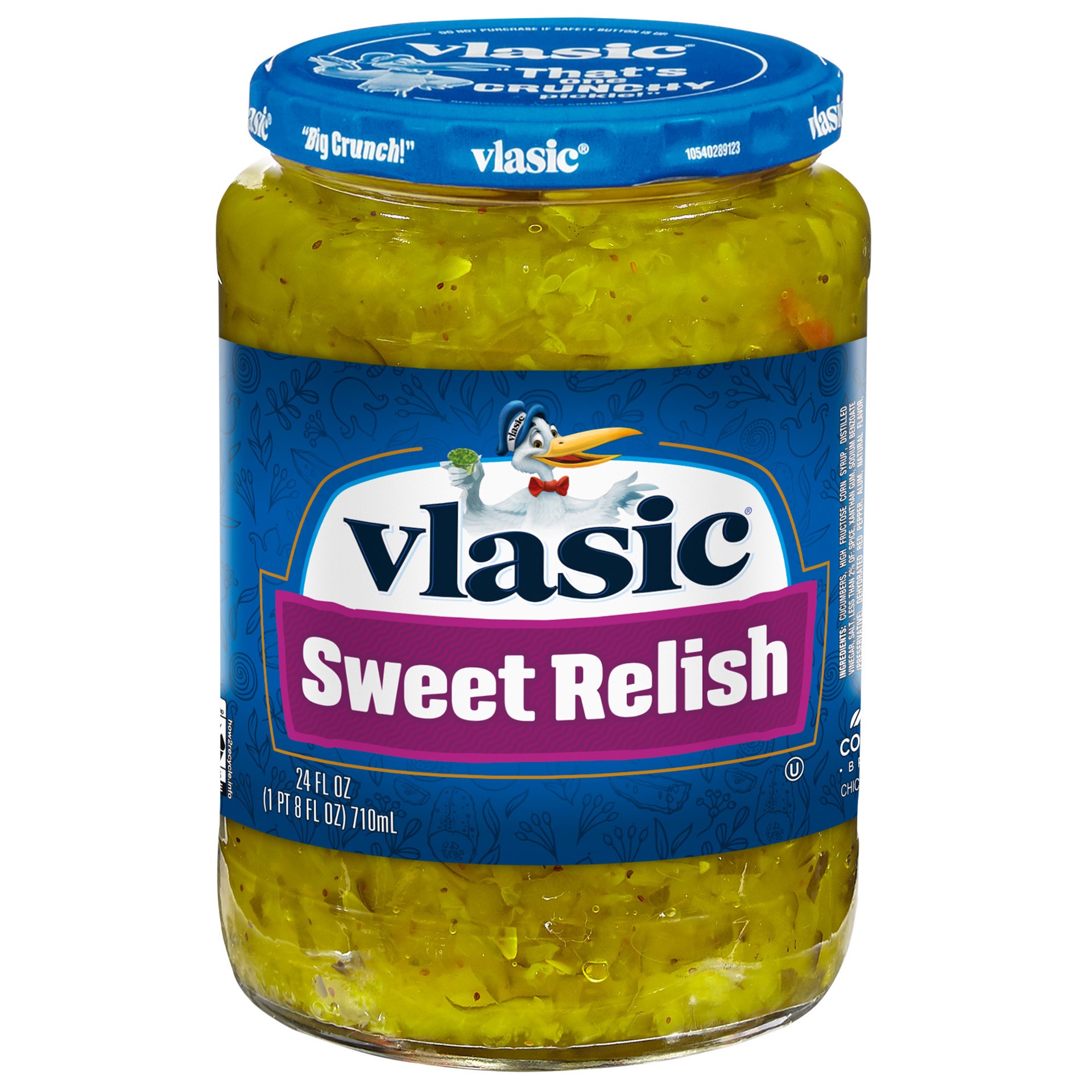 slide 1 of 5, Vlasic Sweet Relish, 24 fl. oz., 24 fl oz