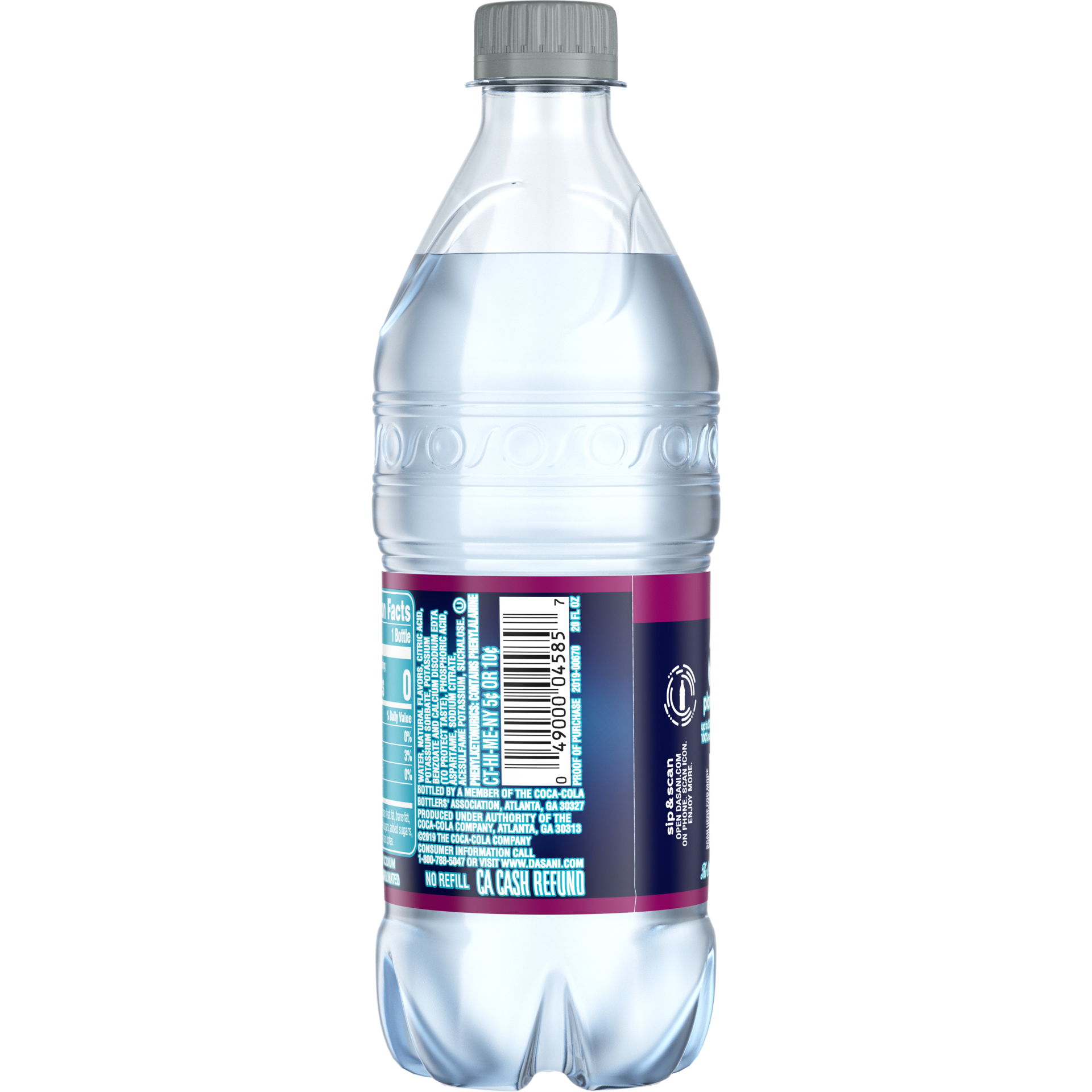 slide 2 of 4, DASANI Grape Flavored Water Bottle, 20 fl oz, 20 fl oz