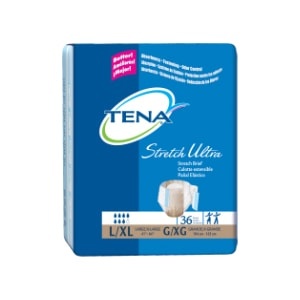 slide 1 of 1, Tena Incontinence Briefs Stretch Ultra, Lg/Xl, 36 ct