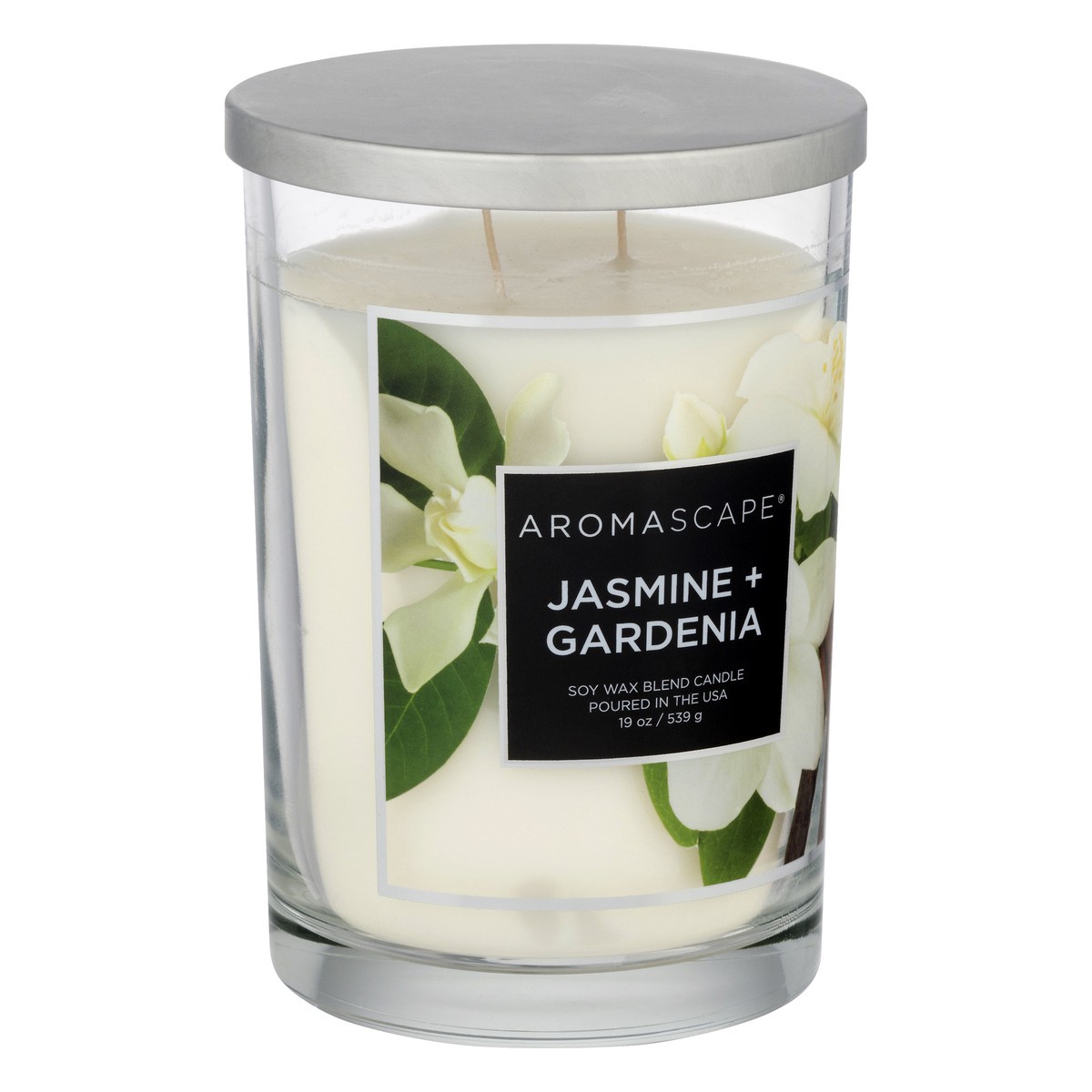 slide 2 of 9, Aromascape Jasmine + Gardenia Candle 1 ea, 1 ct