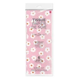 American Greetings Mother's Day Gift Tissue Paper - Pink Daisies, 6 ct