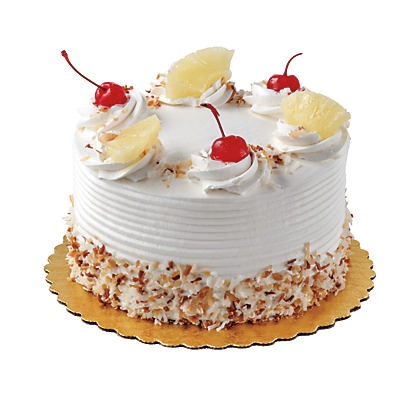 slide 1 of 1, H-E-B Pina Colada Cake, 6 in