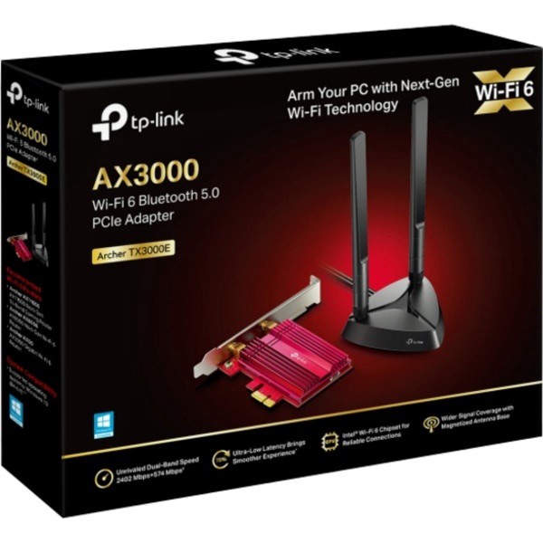 slide 2 of 3, TP-Link Archer Tx3000E Wireless-Ax Network Adapter, 6Rp078, 1 ct