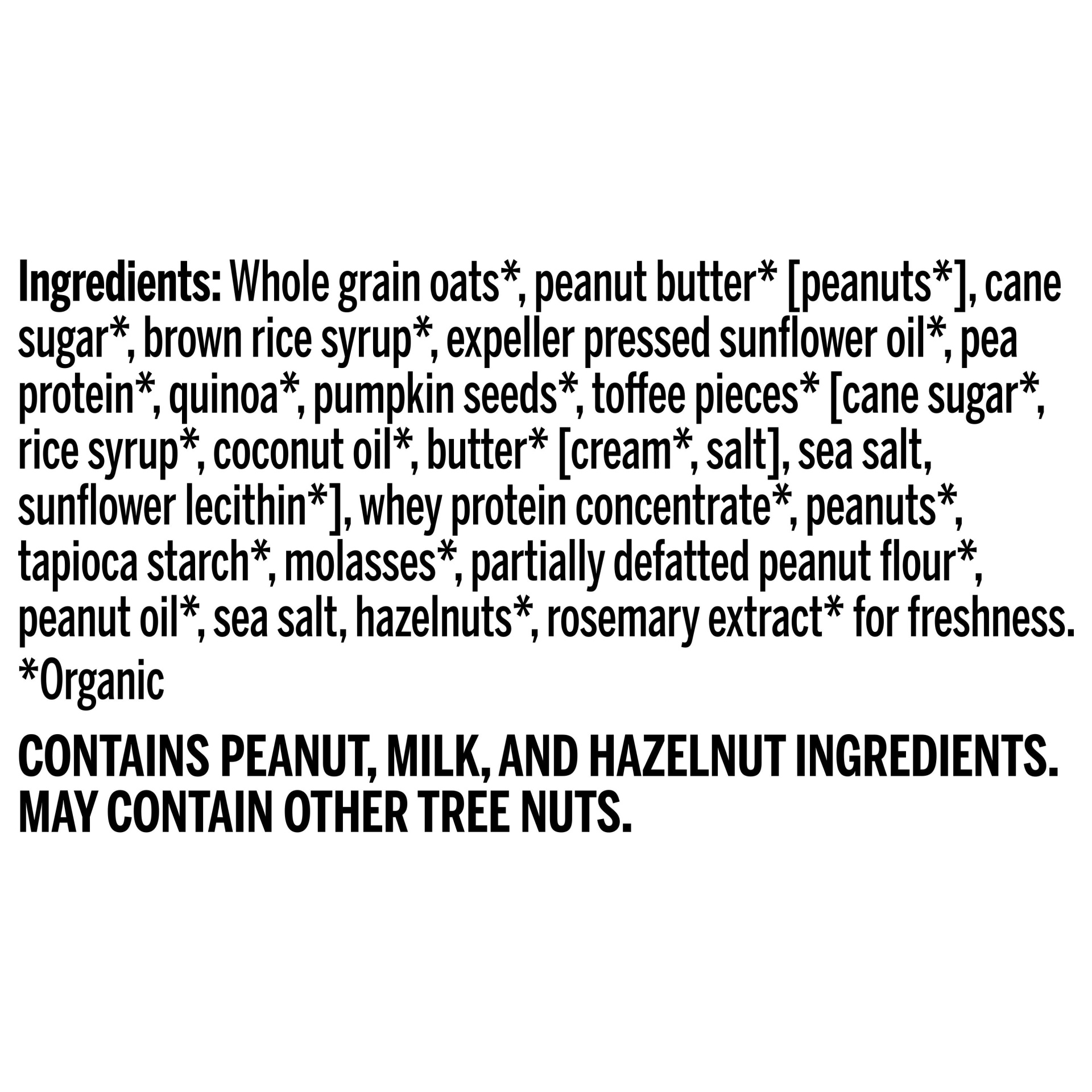slide 3 of 3, Bear Naked Granola Cereal, Organic Gluten Free, Peanut Butter Toffee Crunch, 7.9 oz