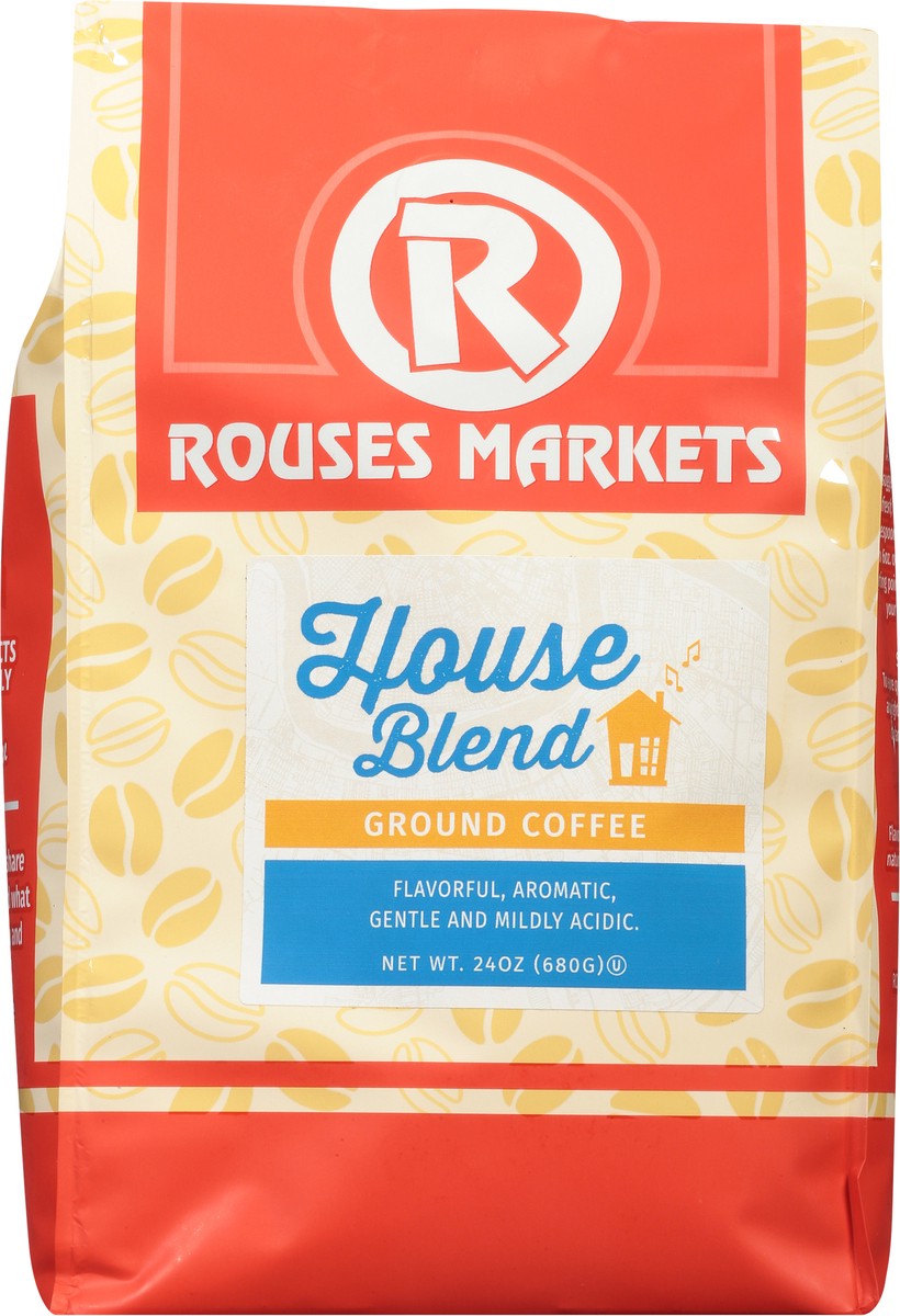 slide 9 of 11, Rouses Markets Ground House Blend Coffee 24 oz, 24 oz