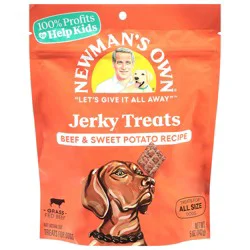 Newman's Own Beef & Sweet Potato Recipe Treats for All Size Dogs 5 oz