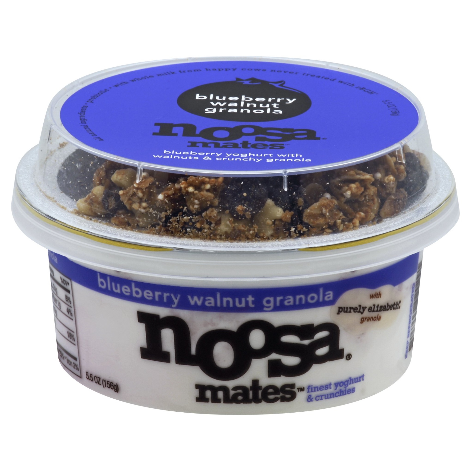 slide 1 of 3, Noosa Mates Blueberry Walnut Granola, 5.5 oz