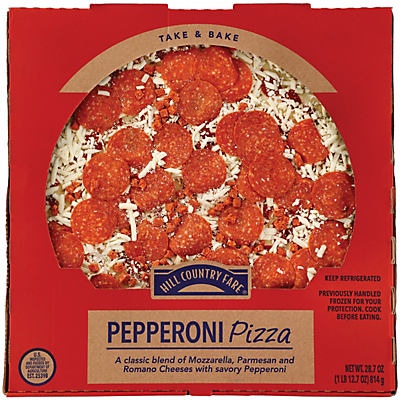 slide 1 of 1, Hill Country Fare Pepperoni Pizza, 14 in