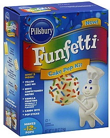 slide 1 of 1, Pillsbury Funfetti Cke Pop Kit, 1 ct