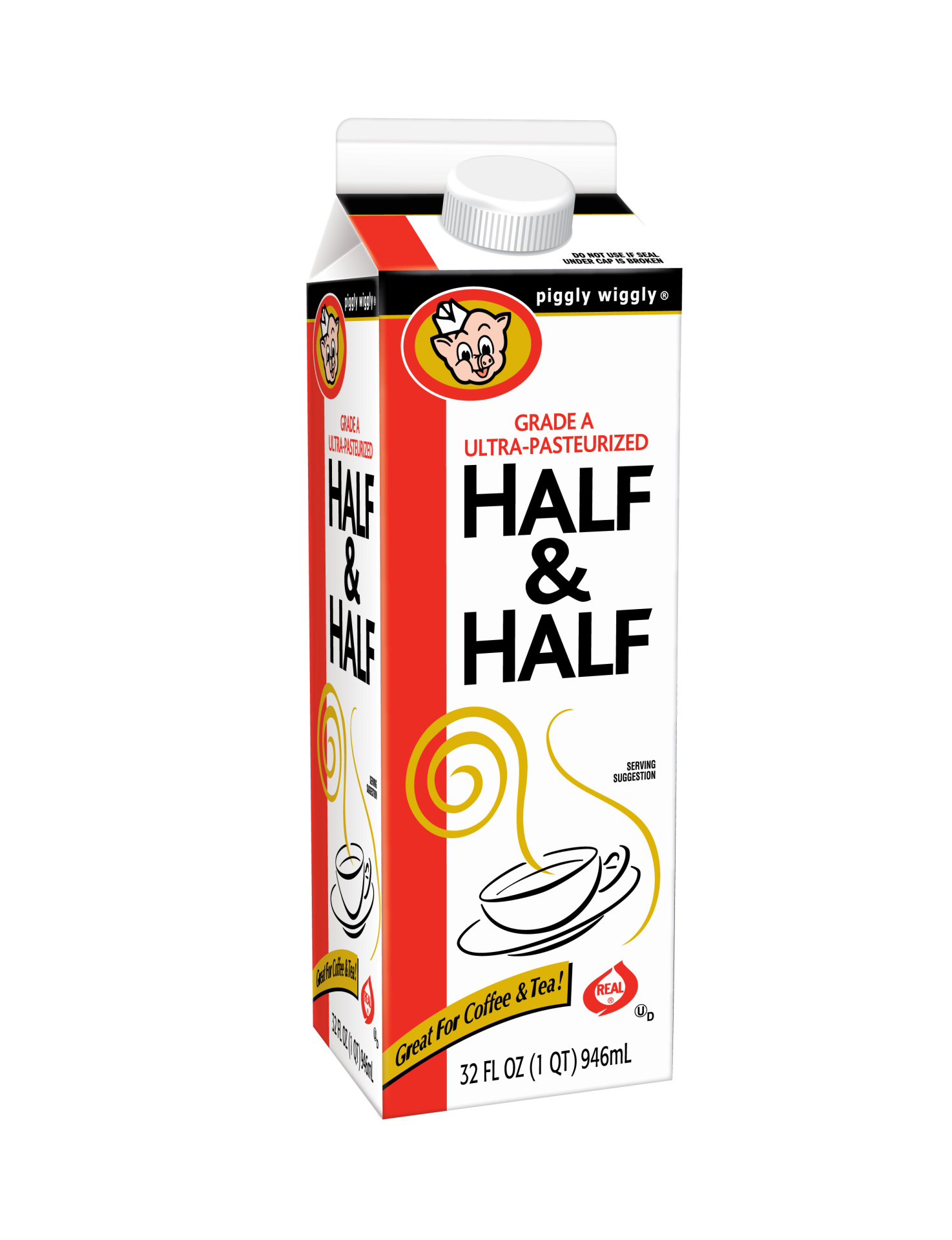 slide 1 of 1, Piggly Wiggly Half And Half, 32 oz