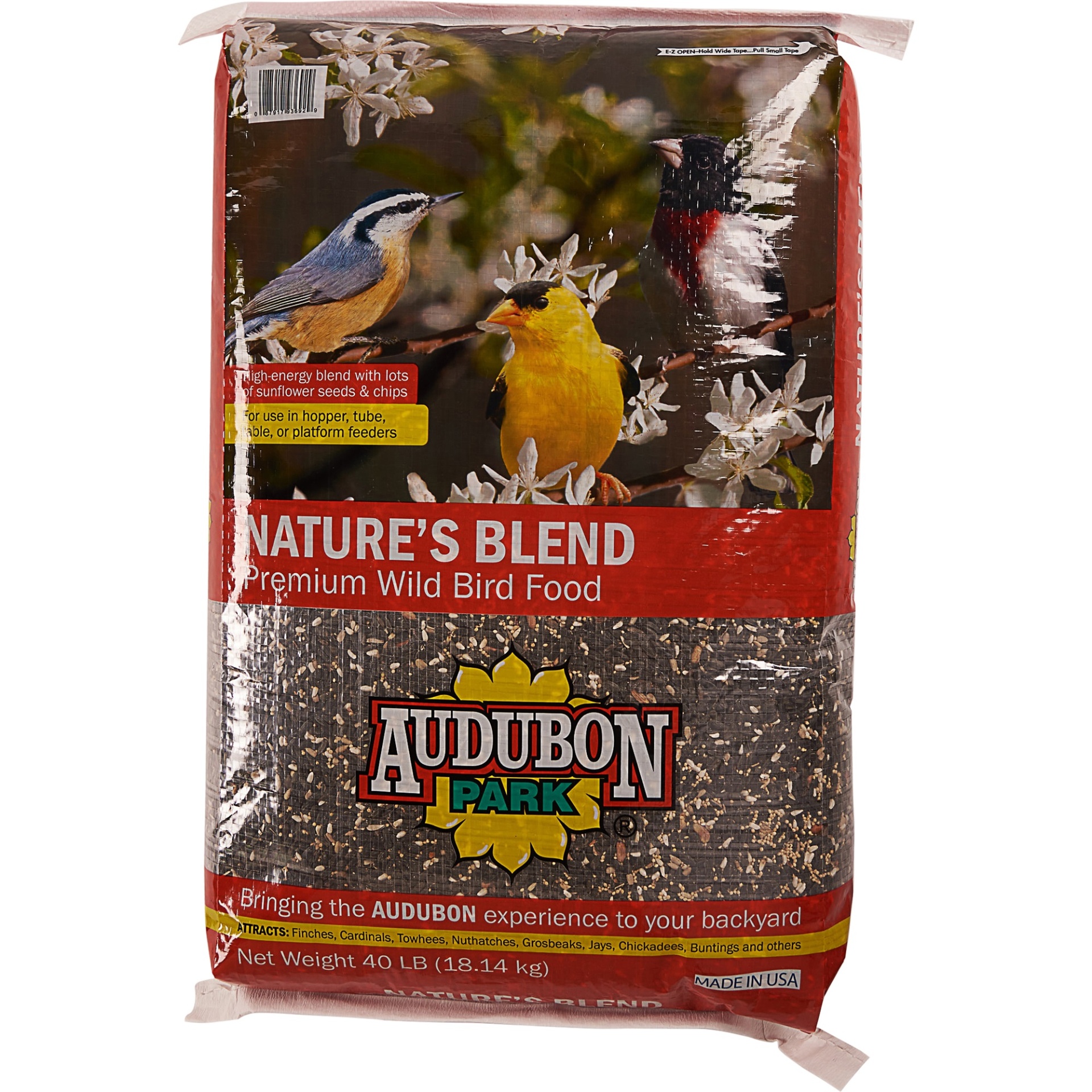slide 1 of 2, Audubon Park Natures Blend Wild Bird Food, 40 lb