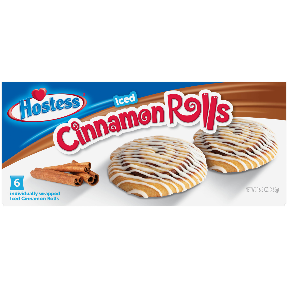 slide 1 of 5, HOSTESS Iced Cinnamon Rolls, 6 ct, 16.50 oz; 16.5 oz; 16.5 oz