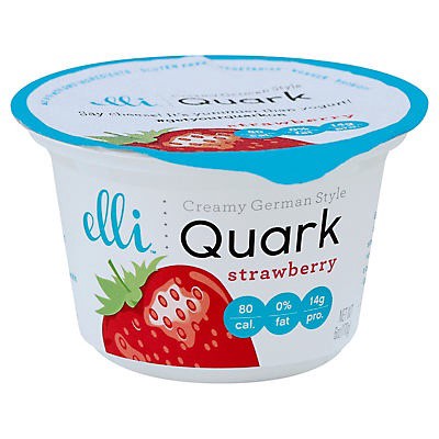 slide 1 of 1, Elli Quark Strawberry, 5.3 oz