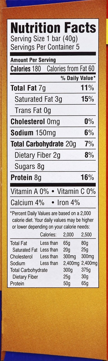 slide 3 of 6, Jif Peanut Butter Granola Bars, 7 oz