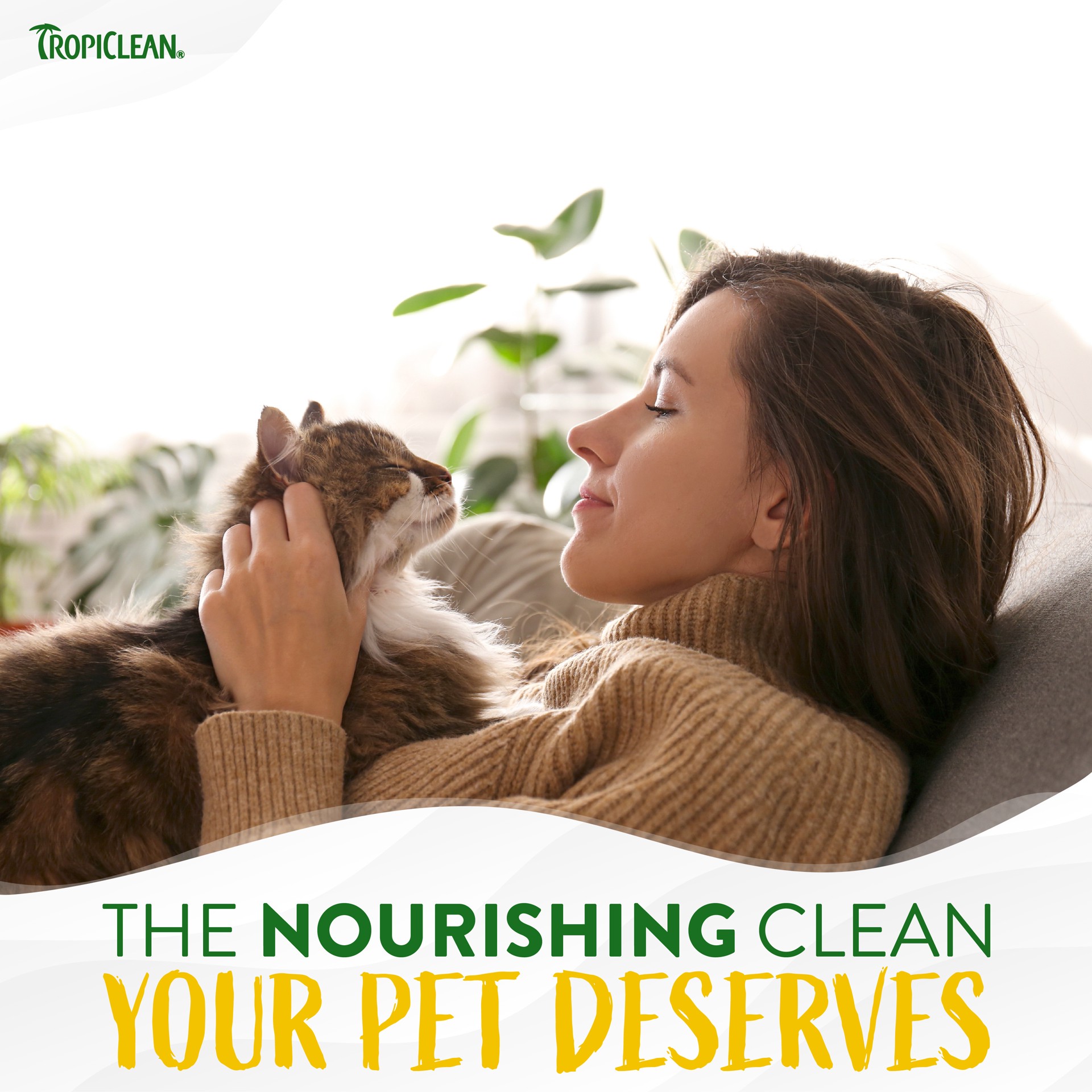 slide 8 of 10, TropiClean Gentle Coconut Hypoallergenic Cat & Kitten Shampoo, 12 oz