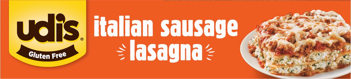 slide 3 of 8, Udi's Gluten Free Italian Sausage Lasagna 8 oz, 8 oz