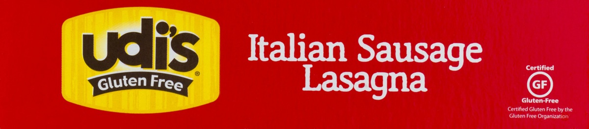 slide 7 of 9, Udi's Gluten Free Italian Sausage Lasagna, 8 oz
