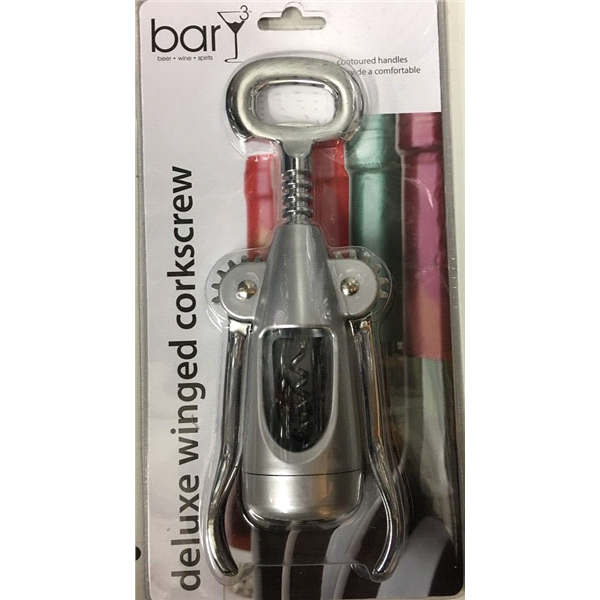 slide 1 of 1, BarY3 Deluxe Winged Corkscrew, 1 ct
