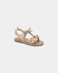 Carter's Toddler Metallic Bow Sandals - Gold Size 5